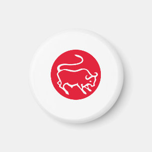 Taurus Zodiac Sign Modern Minimalist Plain Elegant Magnet