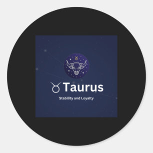 Taurus Zodiac Sign Sticker
