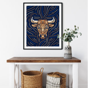 Taurus Zodiac Sign   Zodiac Digital Print