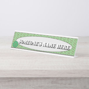 Taurus Zodiac Symbol Element by Kenneth Yoncich Desk Name Plate