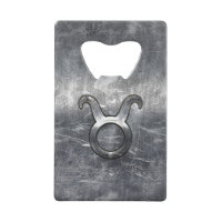 Taurus Zodiac Symbol in Grunge Distressed Style