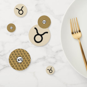 Taurus Zodiac Symbol Standard by Kenneth Yoncich Confetti