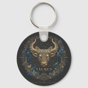 Taurus Zodiac T-Shirt - Bull Symbol Astrology Gift Key Ring