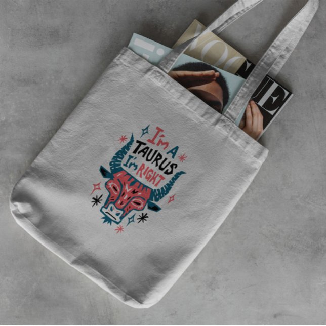 Taurus Zodiac Tote Bag   (Creator Uploaded)