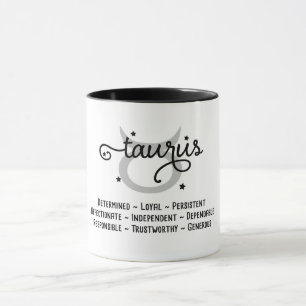 Taurus Zodiac Traits Mug