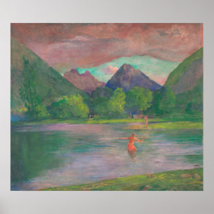 Tautira River - John La Farge Fine Art Poster