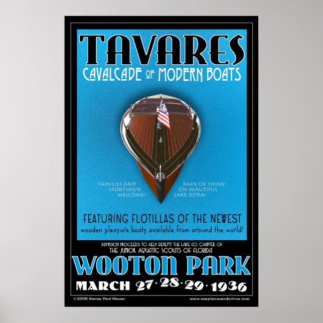 Tavares Cavalcade of Modern Boats poster (Front)