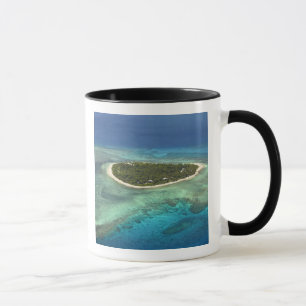 Tavarua Island and coral reef, Mamanuca Islands Mug