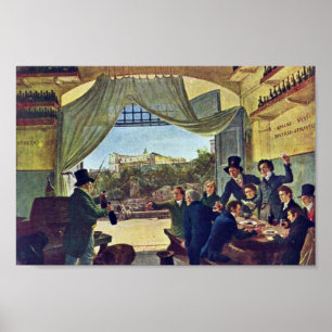 Tavern Scene By Cornelius Peter Von (Best Quality) Poster