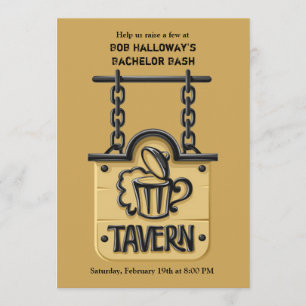 Tavern Sign Invitation