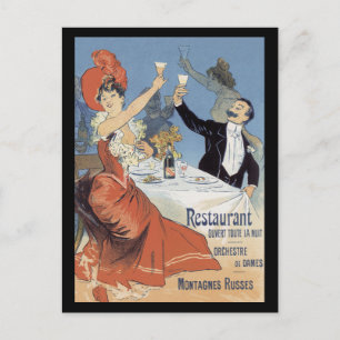 Taverne Olympia ~ Restaurant Open All Night Postcard