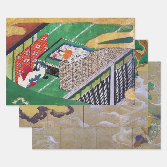 Tawaraya Sotatsu Wrapping Paper Sheet (Set)