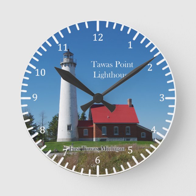 Tawas Point Lighthouse clock (Front)