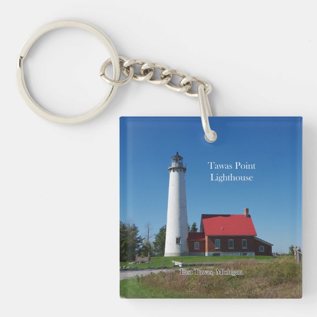 Tawas Point Lighthouse key chain (Front)