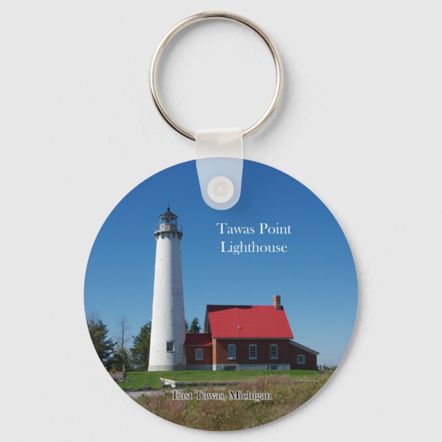 Tawas Point Lighthouse key chain (Front)