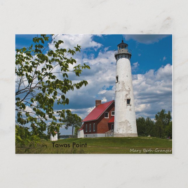 Tawas Point Lighthouse Postcard (Front)