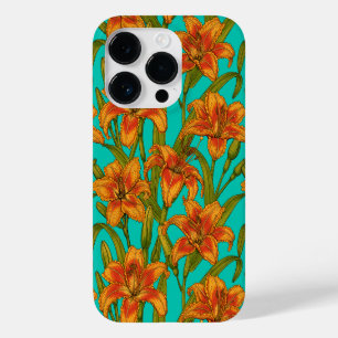 Tawny dailily flowers Case-Mate iPhone 14 pro case