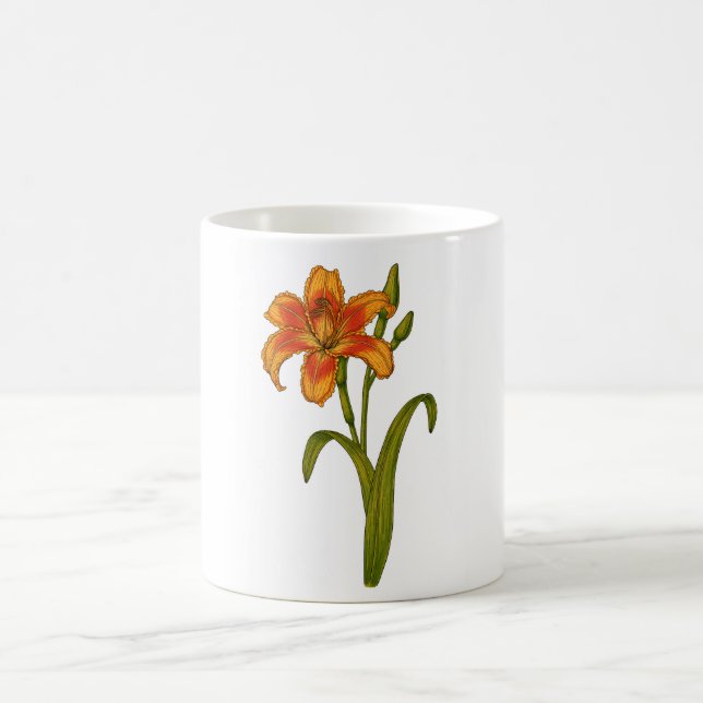 Tawny daylily coffee mug (Center)
