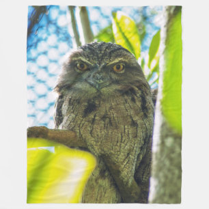 Tawny is No Owl Fleece Blanket