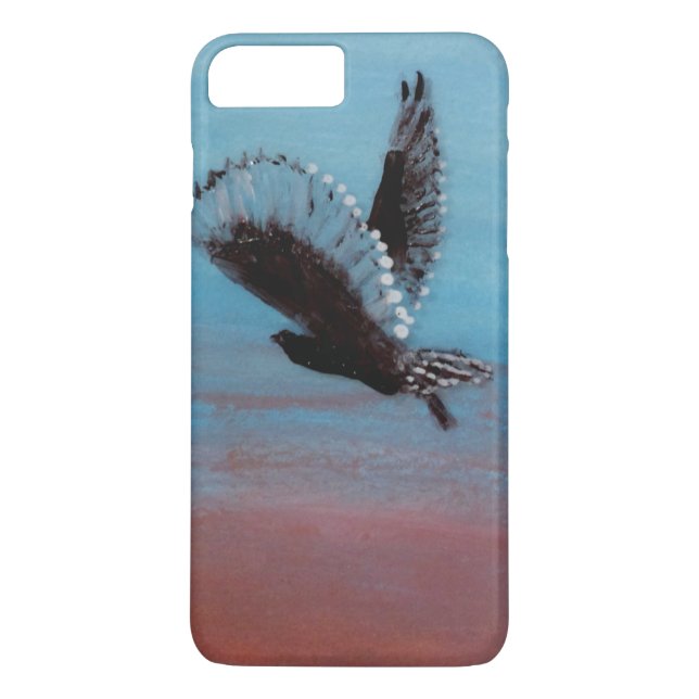 Tawny Owl Flying at Sunrise Case-Mate iPhone Case (Back)
