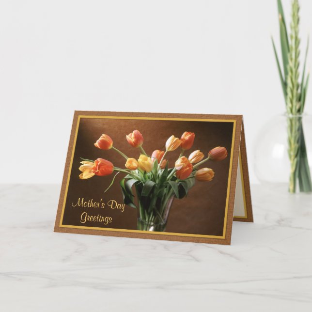 Tawny Tulips Card (Front)