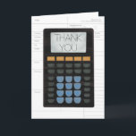 Tax Accountant CPA Bookkeeper  Thank You Card<br><div class="desc">Cover illustration by Cindy Bendel. The form in the background can be deleted if you’re using this for a purpose other than a accountant thank you card.</div>