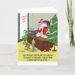 Tax Cartoon 9532 Holiday Card