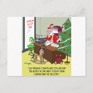 Tax Cartoon 9532 Postcard