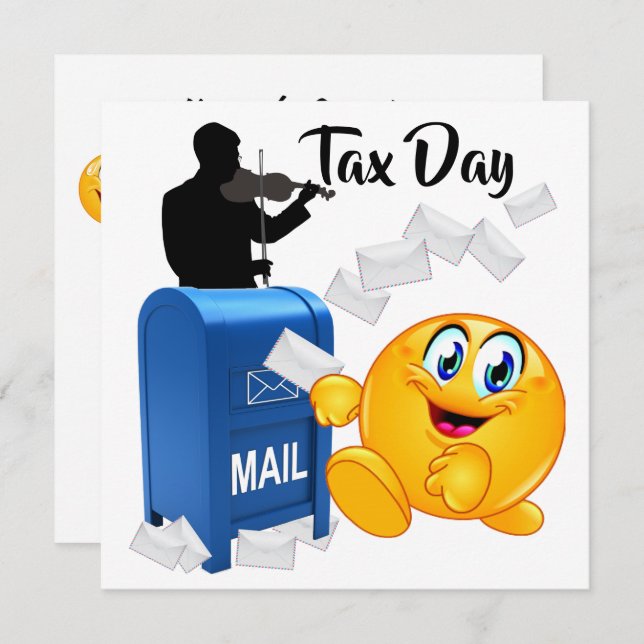 Tax Day Party Invitation (Front/Back)