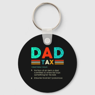 Tax Definition Funny Father's Day Sarcastic Accoun Key Ring