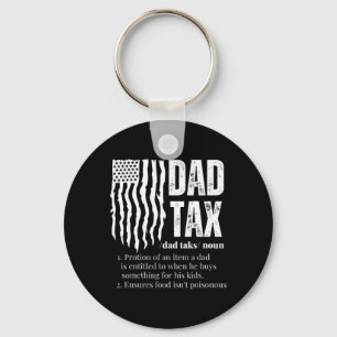 Tax Definition Men Funny Father's Day  Key Ring