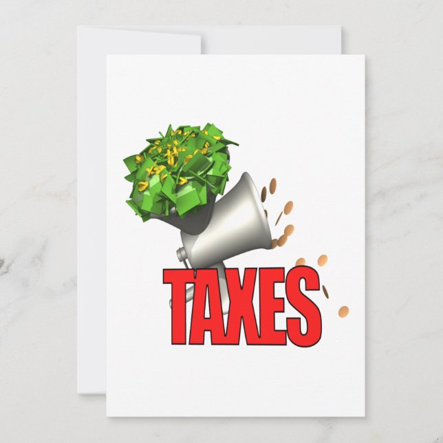Tax Grinder Invitation (Front)