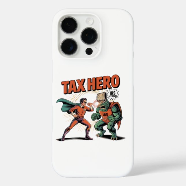 Tax Hero IRS Approved Case-Mate iPhone Case (Back)