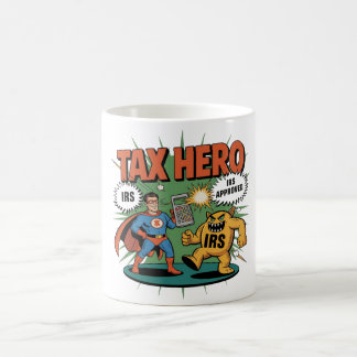 Tax Hero Mug  IRS Humour Coffee Cup