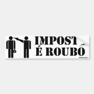 Tax is Robbery Bumper Sticker