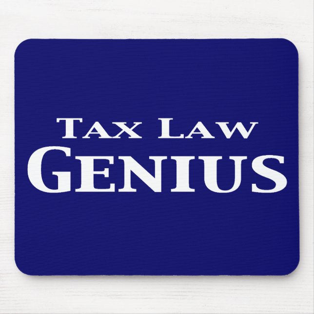Tax Law Genius Gifts Mouse Pad (Front)