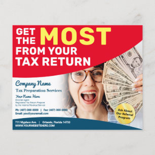 Tax Preparation (Preparer) Refund Flyer