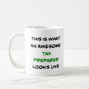 tax preparer, awesome coffee mug