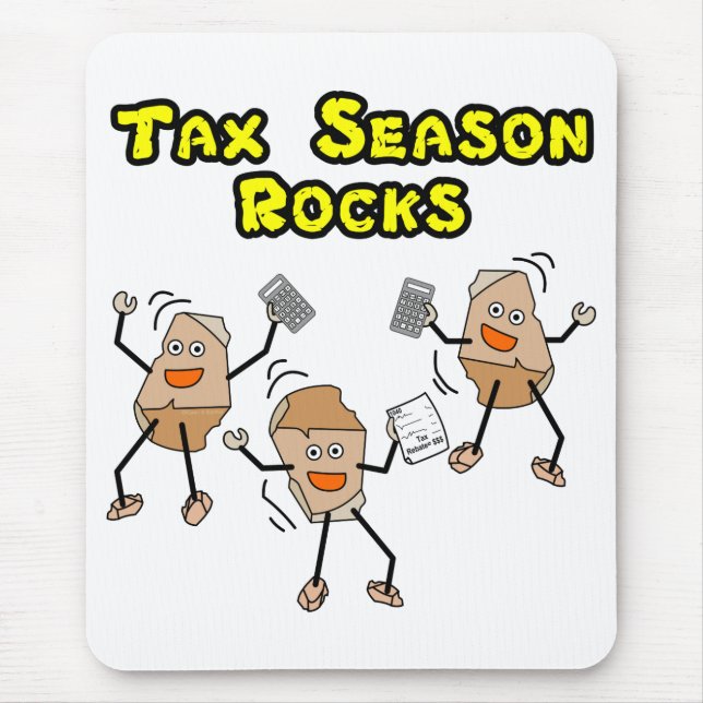 Tax Season Rocks Mouse Pad (Front)