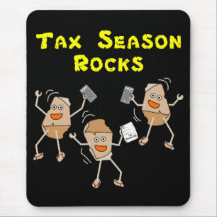 Tax Season Rocks Mouse Pad