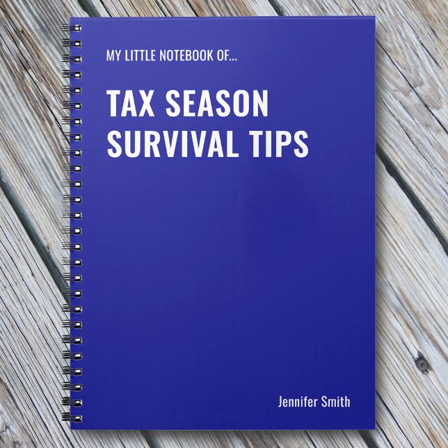 Tax Season Survival Tips CPA Notebook (Creator Uploaded)