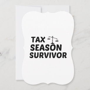 TAX SEASON SURVIVOR ANNOUNCEMENT
