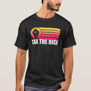 Tax The Rich Retro Sunset T-Shirt