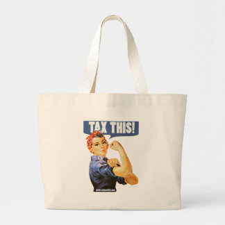 TAX THIS LARGE TOTE BAG