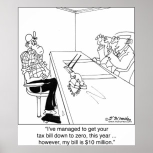Tax Zero, CPA Bill $10 Million Poster