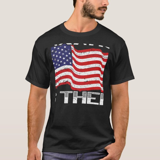 Taxation Is Theft American USA Flag Libertarian An T-Shirt (Front)