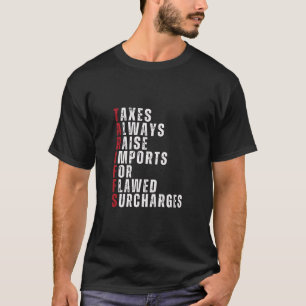 Taxes Always Raise Imports for Flawed Subcharges T-Shirt