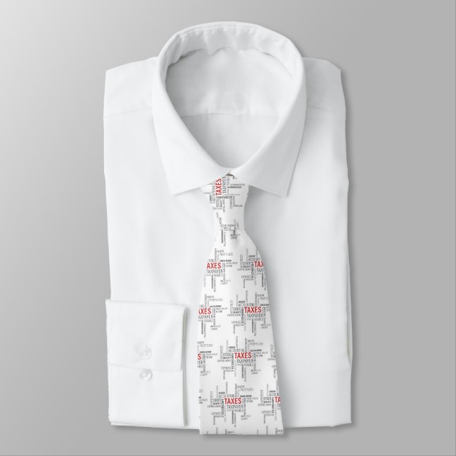 "Taxes" Tie (Tied)