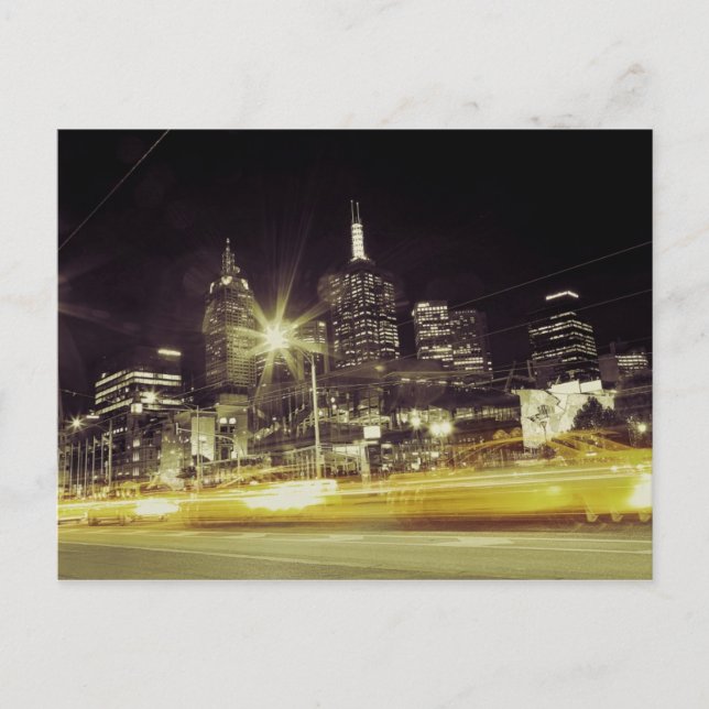 Taxi Blur Postcard (Front)