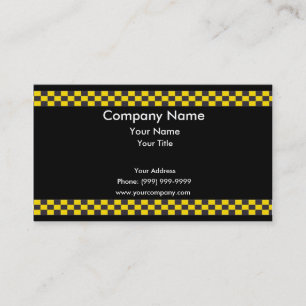 Taxi Border Business Card